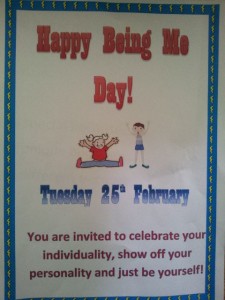 Happy Being Me Day Poster