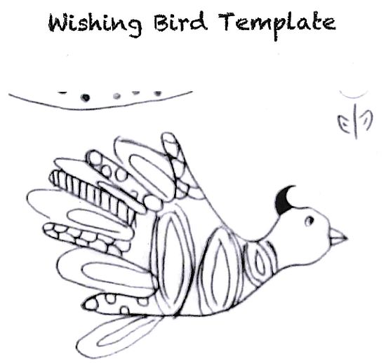 Wishing Bird Template